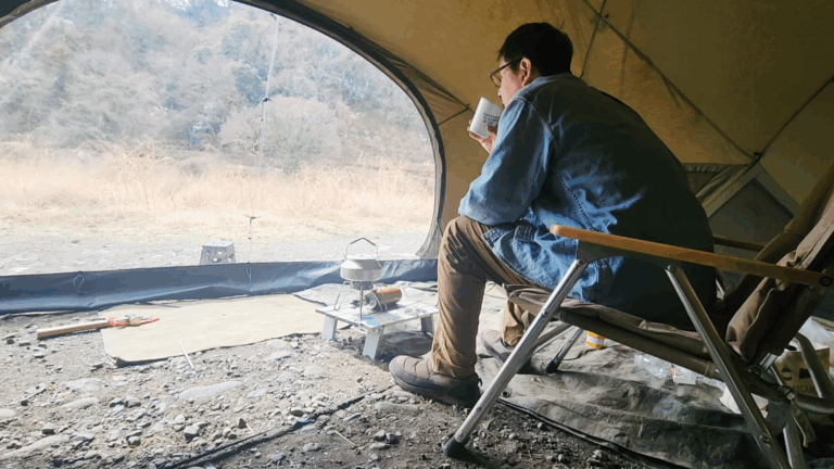 【節約キャンプ】無料のキャンプ地で懸賞品のいいちこを飲みながらのソロキャンがチル過ぎた!